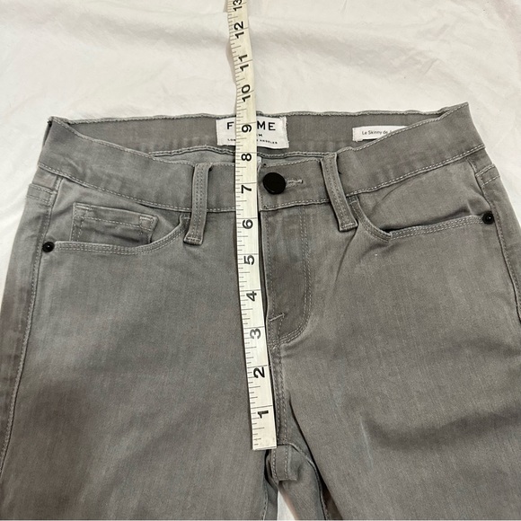 FRAME Denim Le Skinny de jeanne Grey - Picture 4 of 13